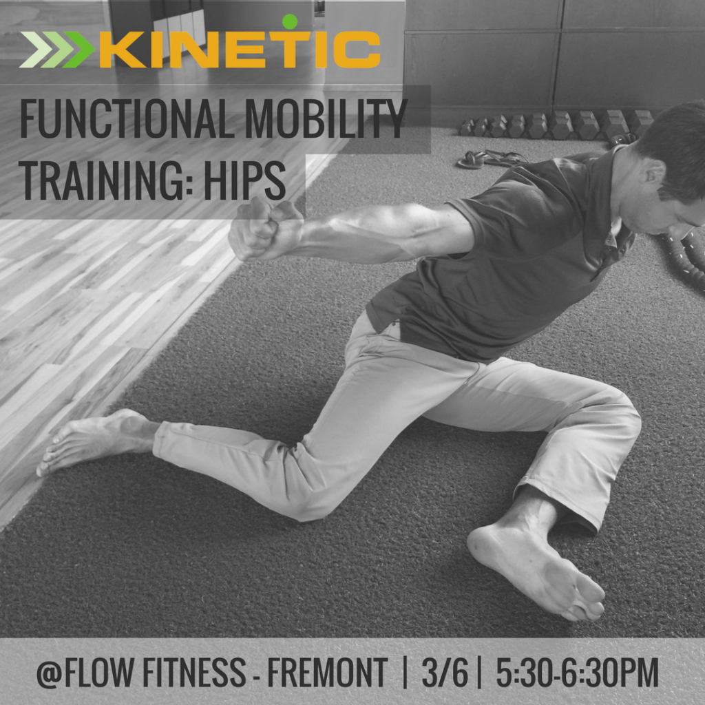 Functional Mobility Training for Hips March 6th at 530pm
